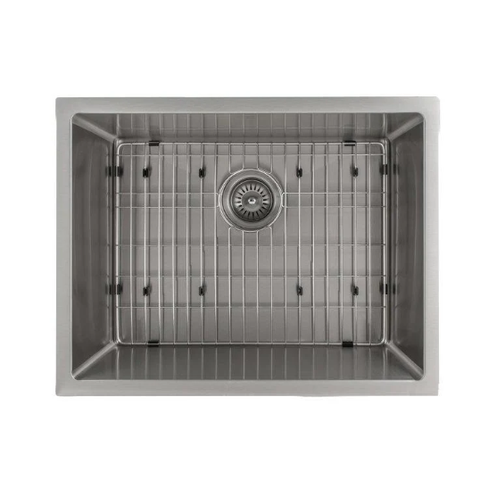 Zline 23 In. Meribel Undermount Single Bowl Kitchen Sink With Bottom Grid