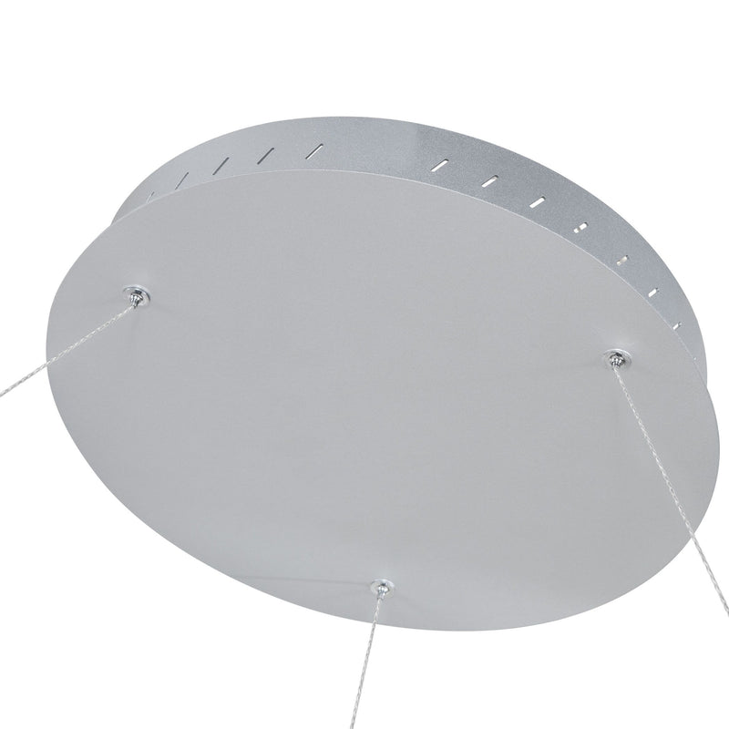 VONN Tania 51" VMC34912AL Modern Circular LED Chandelier in Silver