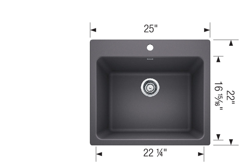 Blanco LIVEN Single Bowl Laundry Sink