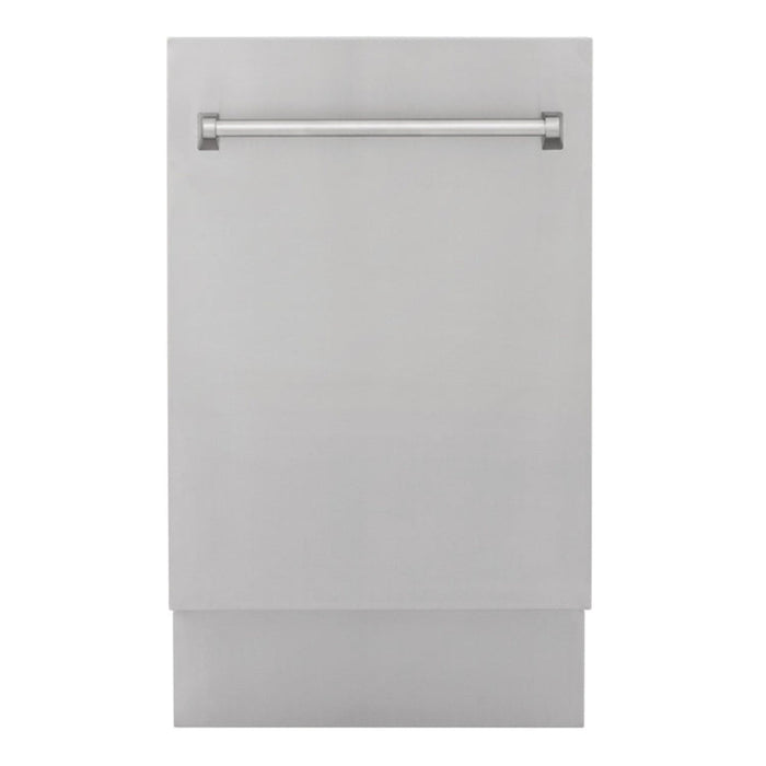 ZLINE 18" Tallac Series 3rd Rack Top Control Dishwasher with Traditional Handle 51dBa