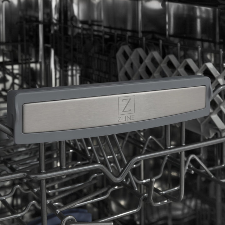 ZLINE 18" Tallac Series 3rd Rack Top Control Dishwasher with Traditional Handle 51dBa