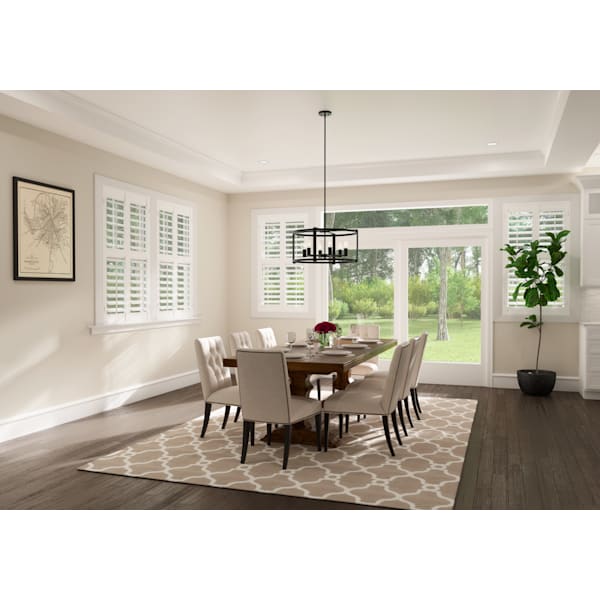 Hunter Astwood 6 Light Linear Chandelier in Matte Black