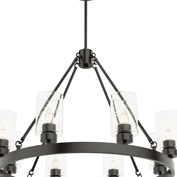 Hunter Hartland 8 Light Chandelier in Noble Bronze