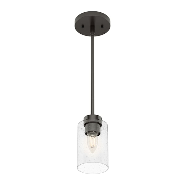 Hunter Hartland 1 Light Pendant in Noble Bronze