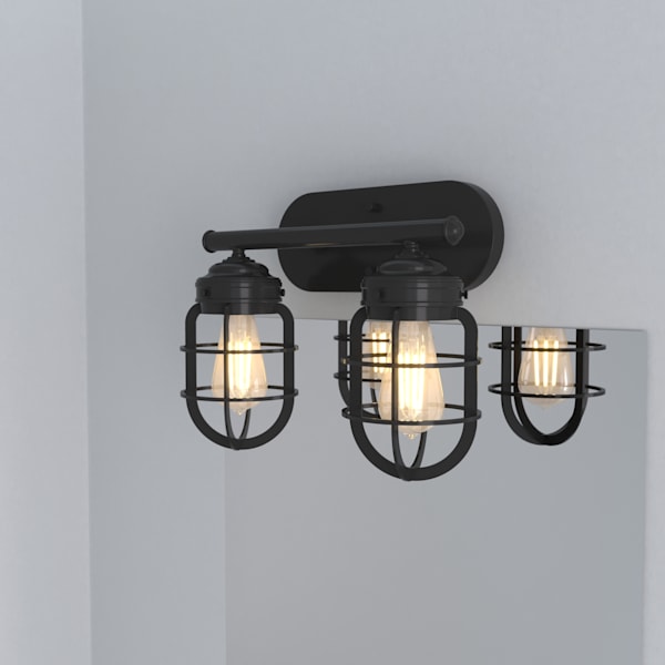 Hunter Starklake 2 Light Vanity in Noble Bronze