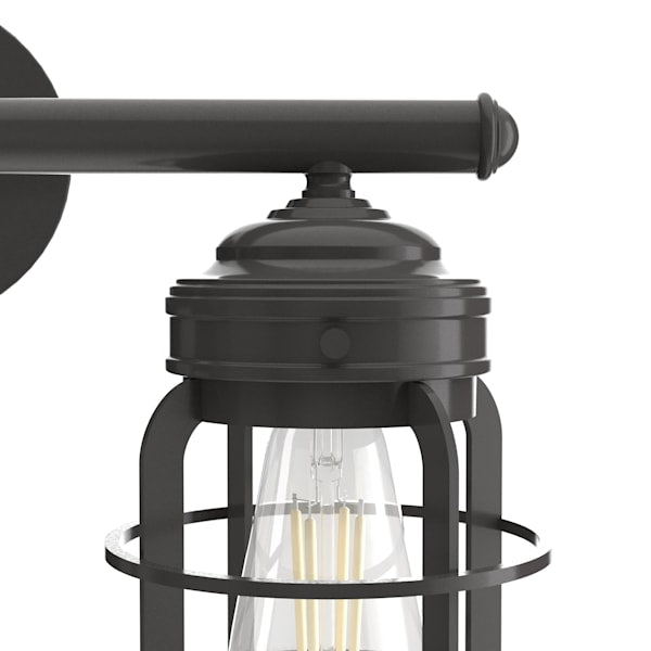 Hunter Starklake 3 Light Vanity in Noble Bronze