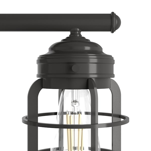 Hunter Starklake 4 Light Vanity in Noble Bronze