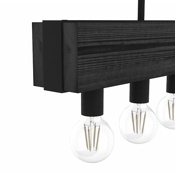Hunter Donelson 7 Light Chandelier in Natural Iron