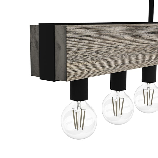 Hunter Donelson 9 Light Chandelier in Rustic Iron
