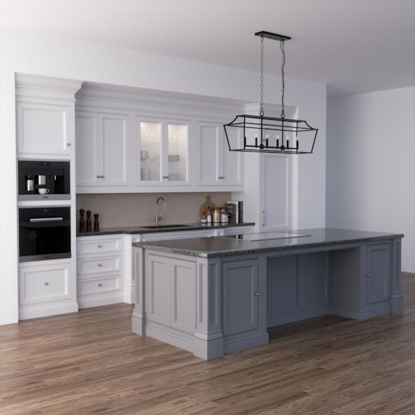 Hunter Laurel ridge 6 Light Linear Chandelier in Natural Iron