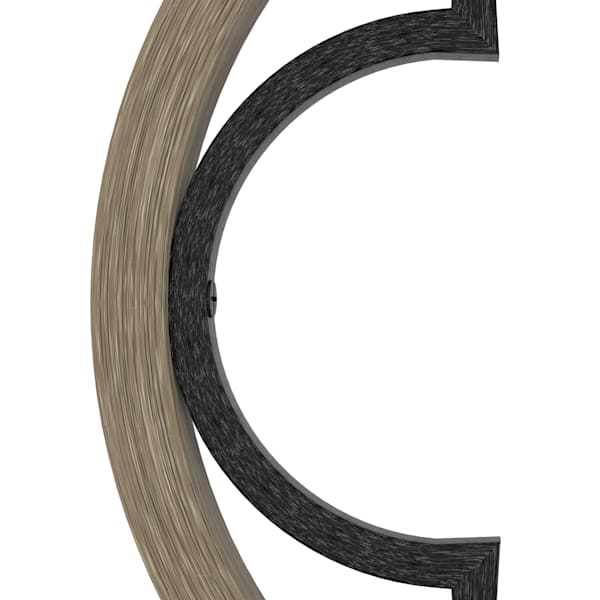 Hunter Gablecrest 1 Light 12 Inch Pendant in French Oak