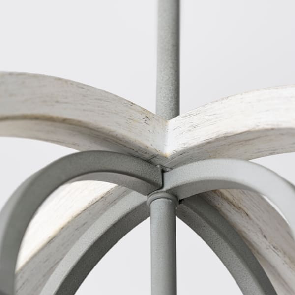 Hunter Gablecrest 4 Light 19 Inch Pendant in Painted Concrete