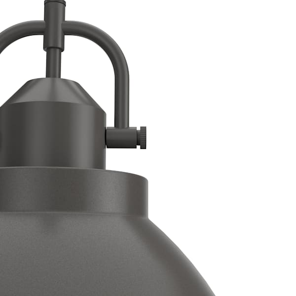 Hunter Bridgemoor 3 Light Pendant in Noble Bronze in Noble Bronze