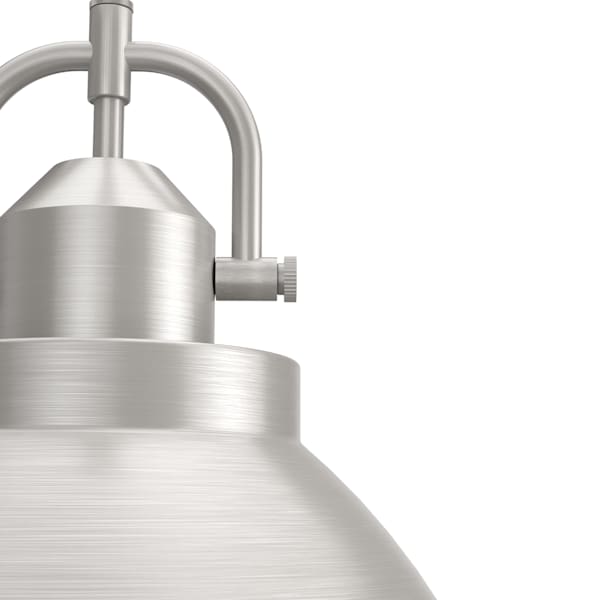Hunter Bridgemoor 3 Light Pendant in Noble Bronze in Brushed Nickel