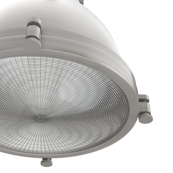 Hunter Bridgemoor 2 Light Pendant in Noble Bronze in Brushed Nickel