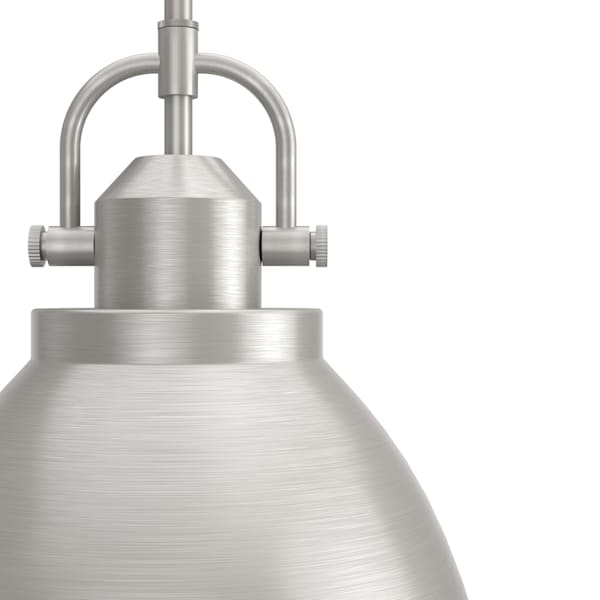 Hunter Bridgemoor 2 Light Pendant in Noble Bronze in Brushed Nickel