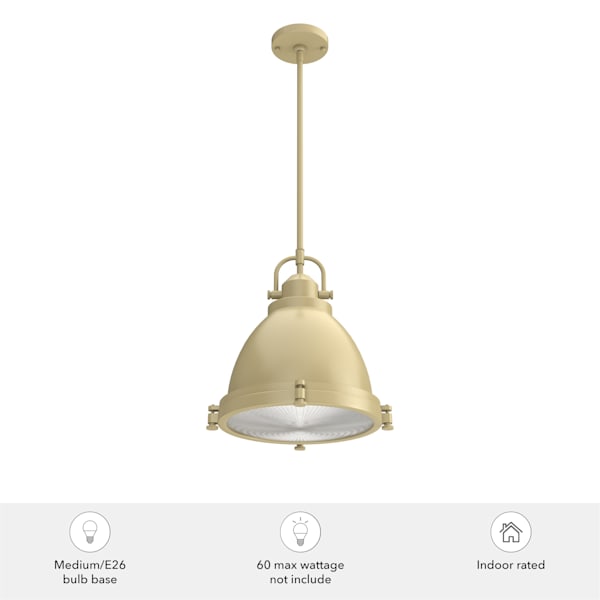 Hunter Bridgemoor 2 Light Pendant in Noble Bronze in Modern Brass