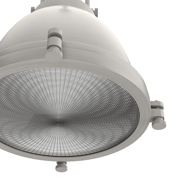 Hunter Bridgemoor 1 Light Pendant in Brushed Nickel