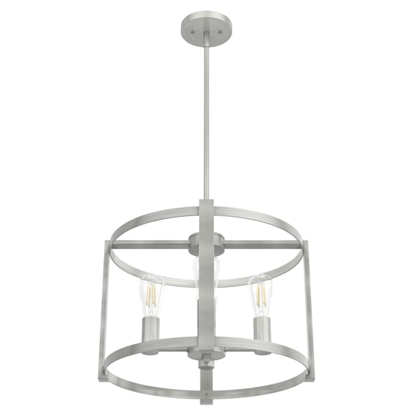 Hunter Astwood 4 Light Chandelier in Brushed Nickel