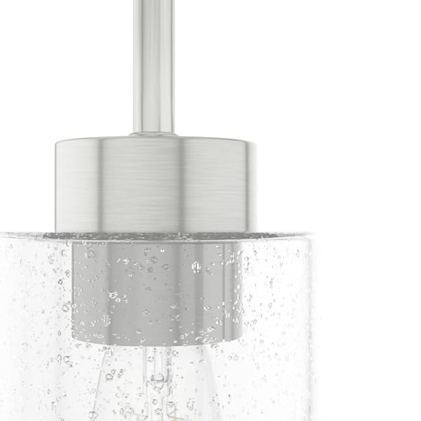 Hunter Hartland 1 Light Pendant in Brushed Nickel