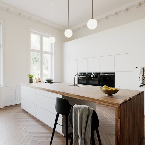 Hunter Hepburn 1 Light Mini Pendant in Brushed Nickel