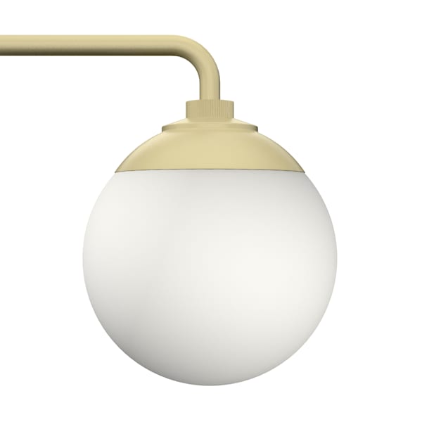 Hunter Hepburn 3 Light Vanity Light in Painted Modern Brass