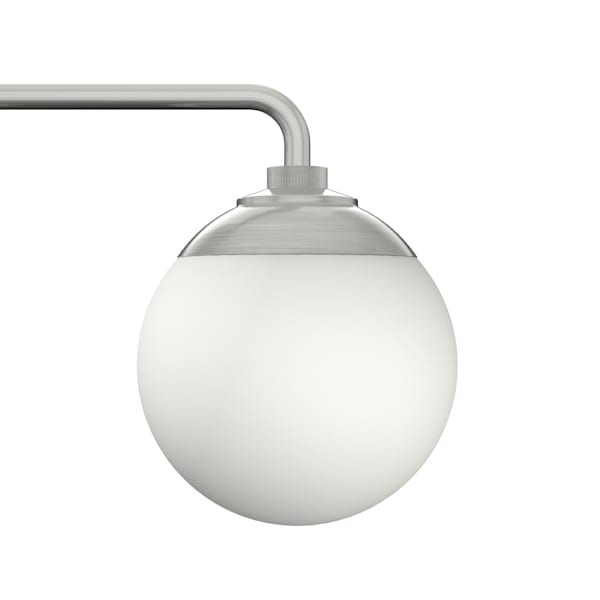 Hunter Hepburn 3 Light Vanity Light in Brushed Nickel