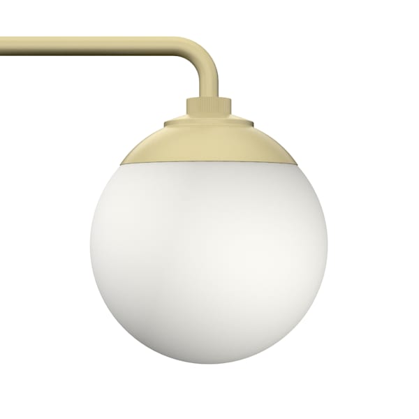 Hunter Hepburn 4 Light Vanity Light in Painted Modern Brass