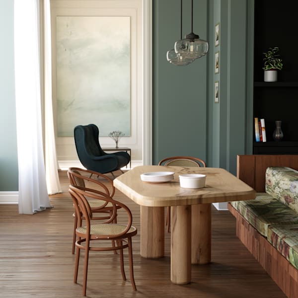 Hunter Saddle Creek 1 Light Mini Pendant in Noble Bronze with Clear Seeded Glass