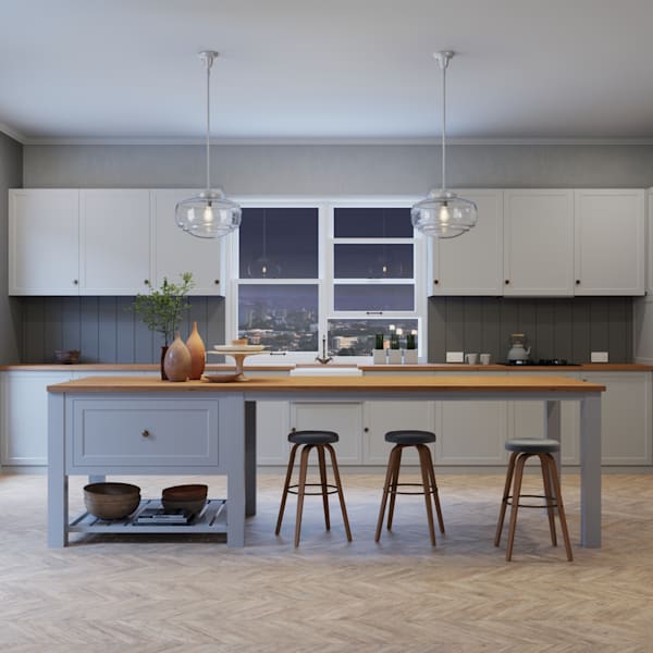 Hunter Saddle Creek 1 Light Large Pendant in Brushed Nickel with Clear Seeded Glass