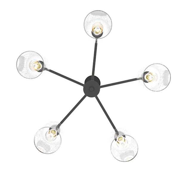 Hunter Lochemeade 5 Light Chandelier in Noble Bronze