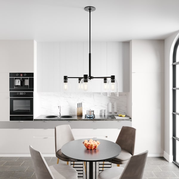 Hunter Lochemeade 5 Light Chandelier in Noble Bronze