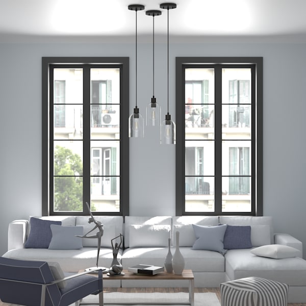 Hunter Lochemeade 1 Light Mini Pendant in Noble Bronze