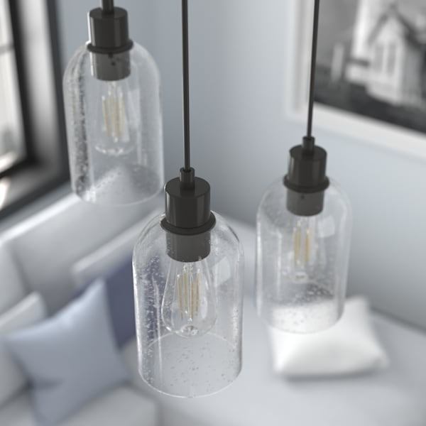 Hunter Lochemeade 1 Light Mini Pendant in Noble Bronze