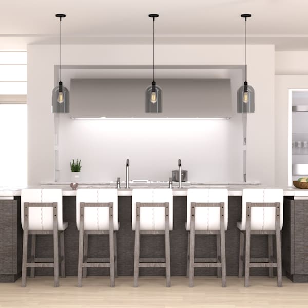 Hunter Lochemeade 1 Light Pendant in Natural Iron