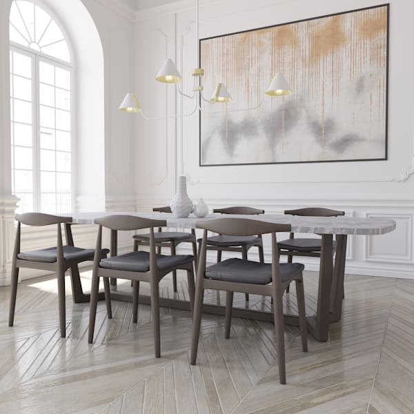 Hunter Grove Isle 4 Light Chandelier in Matte White