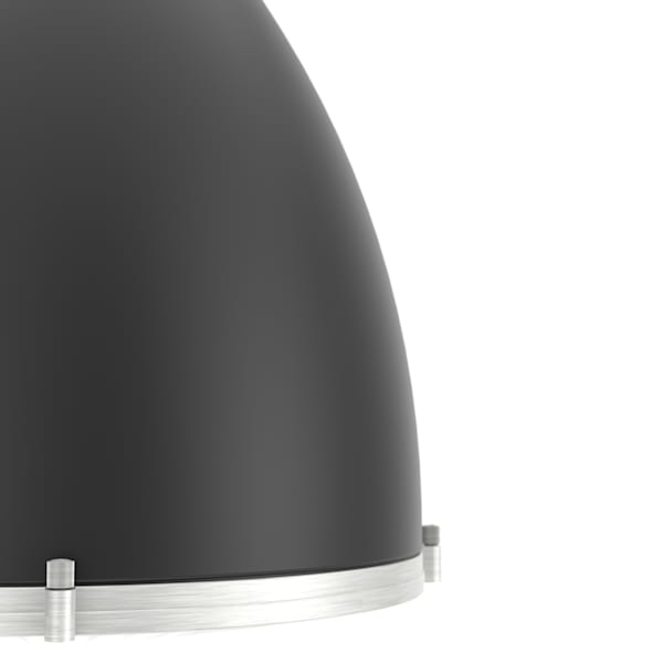 Hunter Bluff View 3 Light 16 Inch Pendant in Flat Matte Black