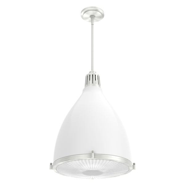 Hunter Bluff View 3 Light 16 Inch Pendant in Fresh White