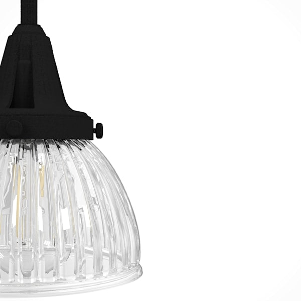 Hunter Cypress Grove 1 Light Mini Pendant in Natural Iron