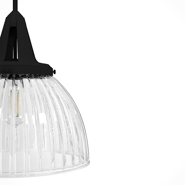 Hunter Cypress Grove 1 Light 16 Inch Pendant in Natural Iron