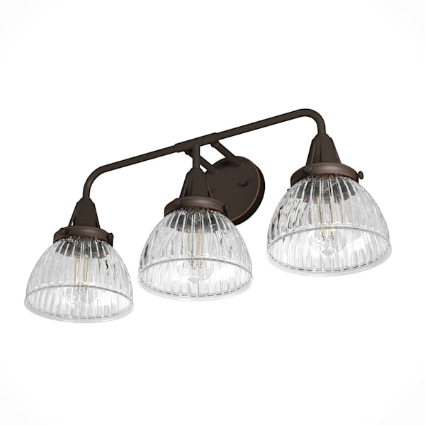 Hunter Cypress Grove 3 Light Vanity in Natural Iron