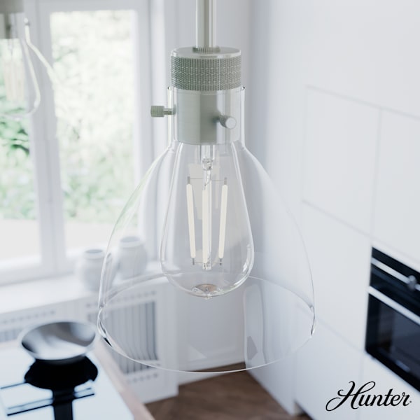 Hunter Van Nuys 1 Light Mini Pendant