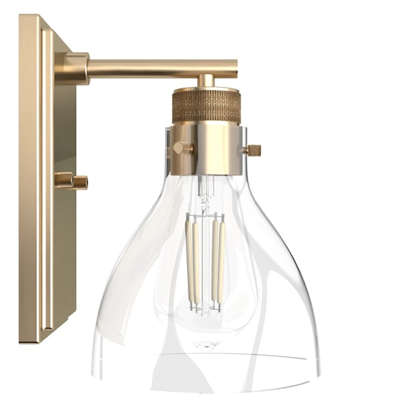 Hunter Van Nuys 1 Light Wall Sconce in Alturas Gold