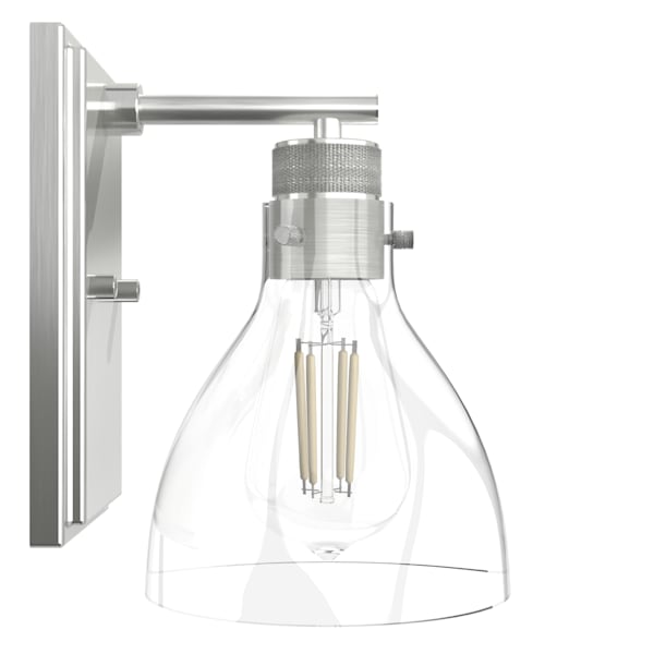 Hunter Van Nuys 1 Light Wall Sconce in Brushed Nickel