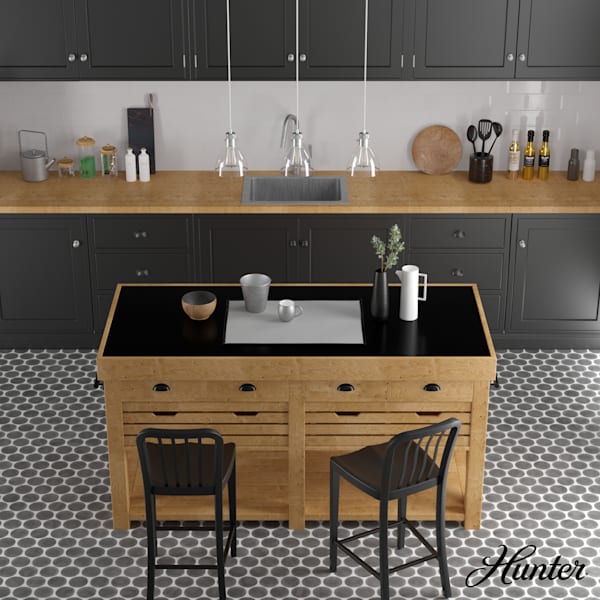 Hunter Van Nuys 3 Light Linear Cluster in Brushed Nickel