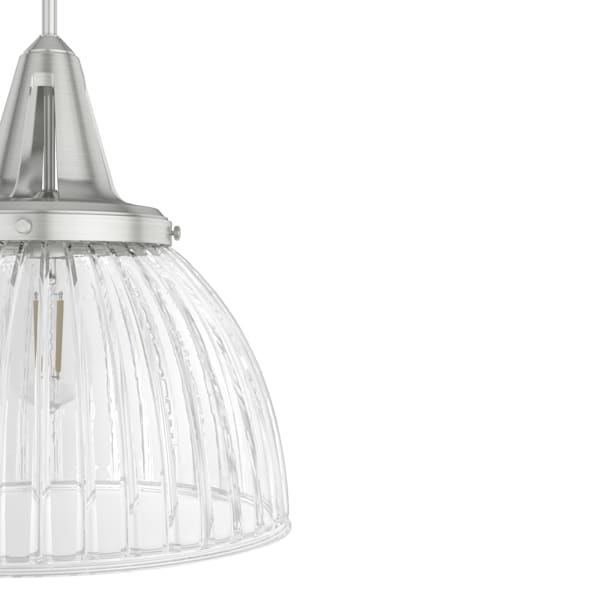 Hunter Cypress Grove 1 Light 16 Inch Pendant in Brushed Nickel