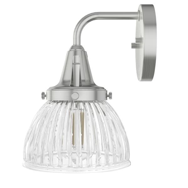 Hunter Cypress Grove 1 Light Wall Sconce in Brushed Nickel