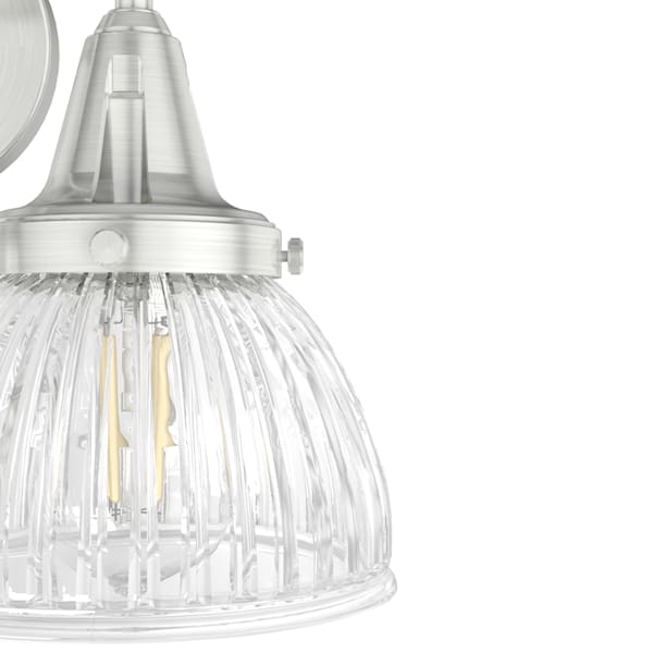 Hunter Cypress Grove 2 Light Vanity in Brushed Nickel