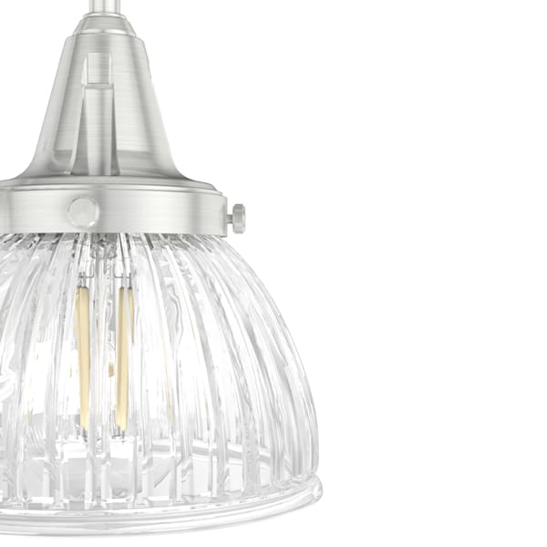Hunter Cypress Grove 4 Light Vanity in Brushed Nickel