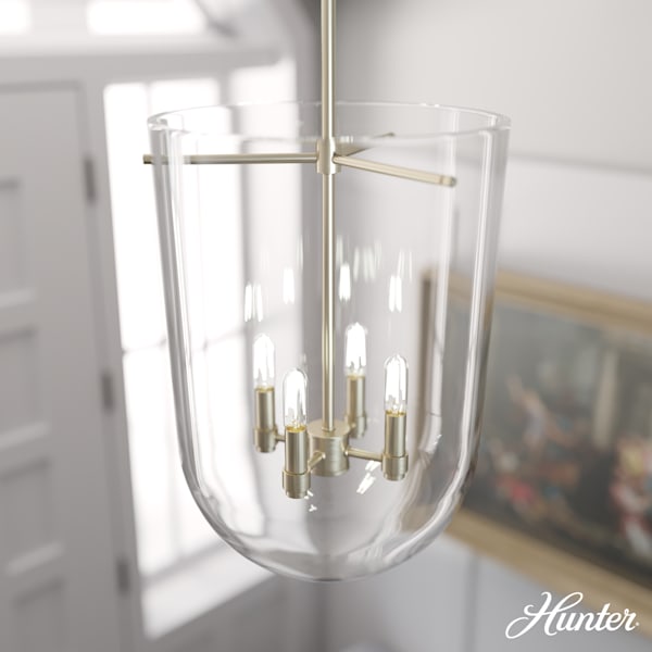 Hunter Sacha 4 Light Pendant in Alturas Gold